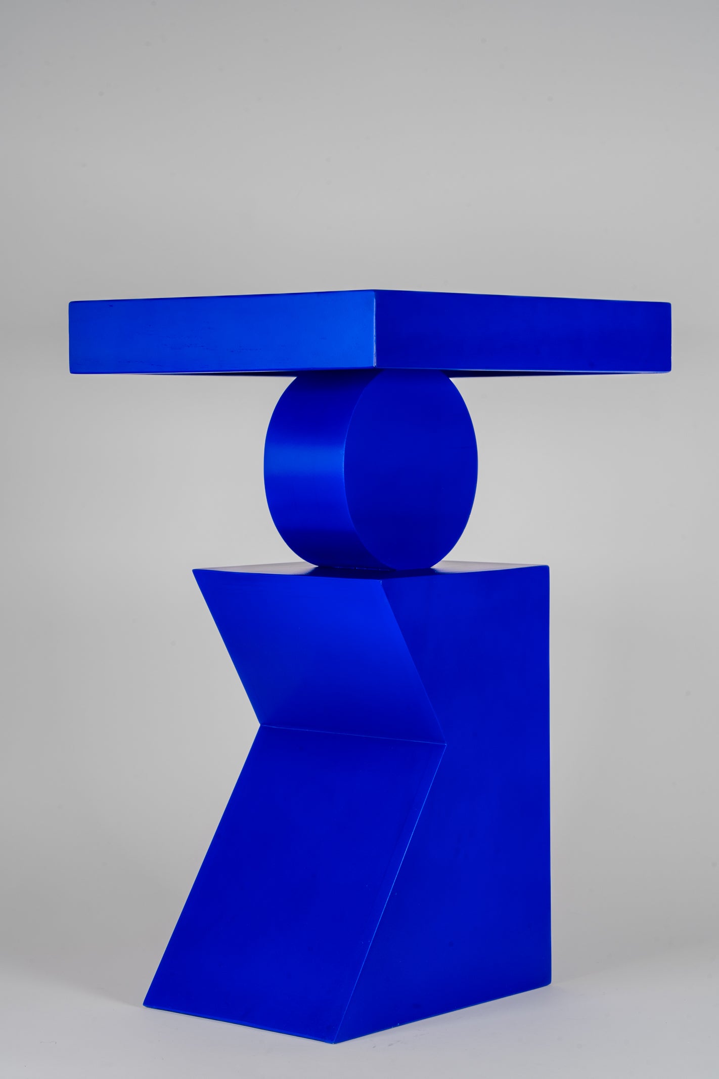 Yves Klein Blue Side Table