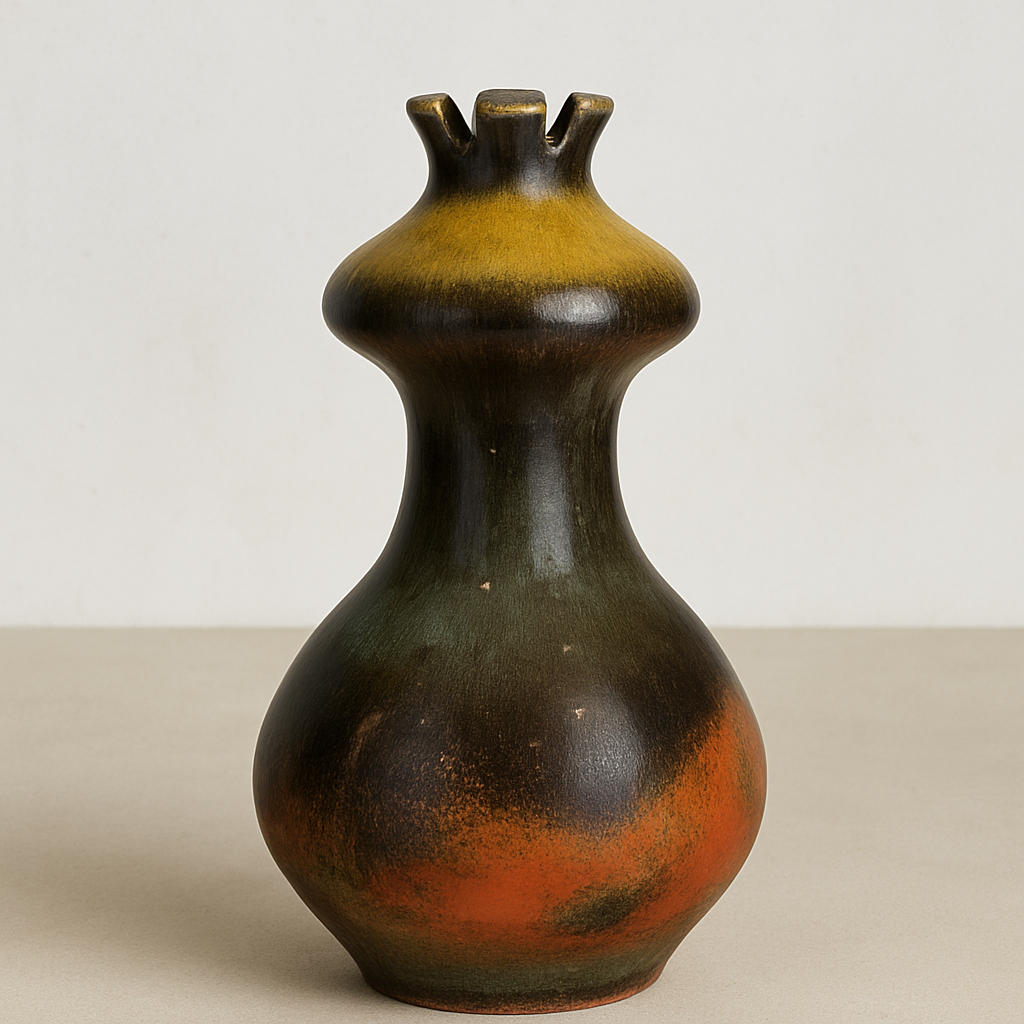MCM Drip Glaze Sculpture