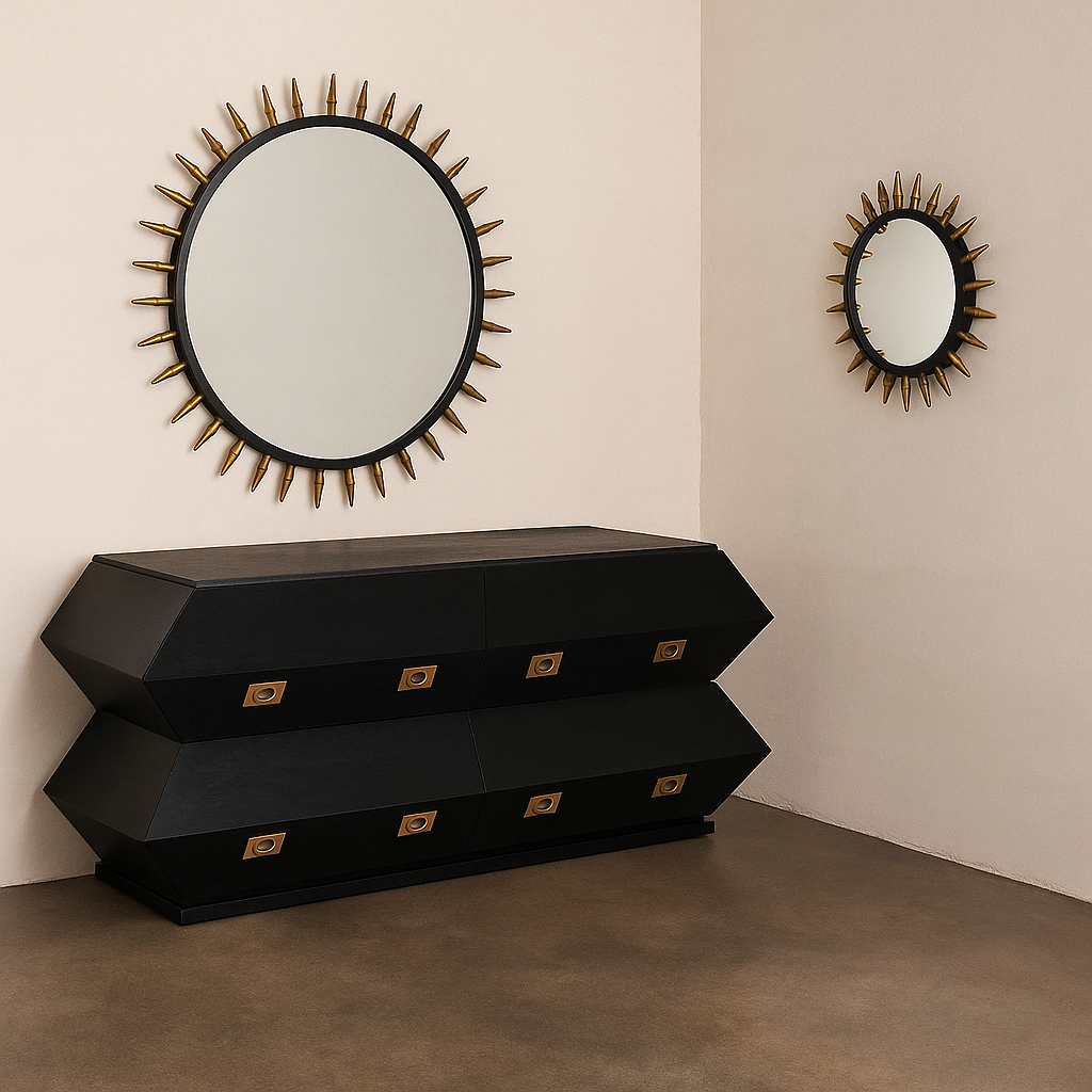Spiked Wall Mirror