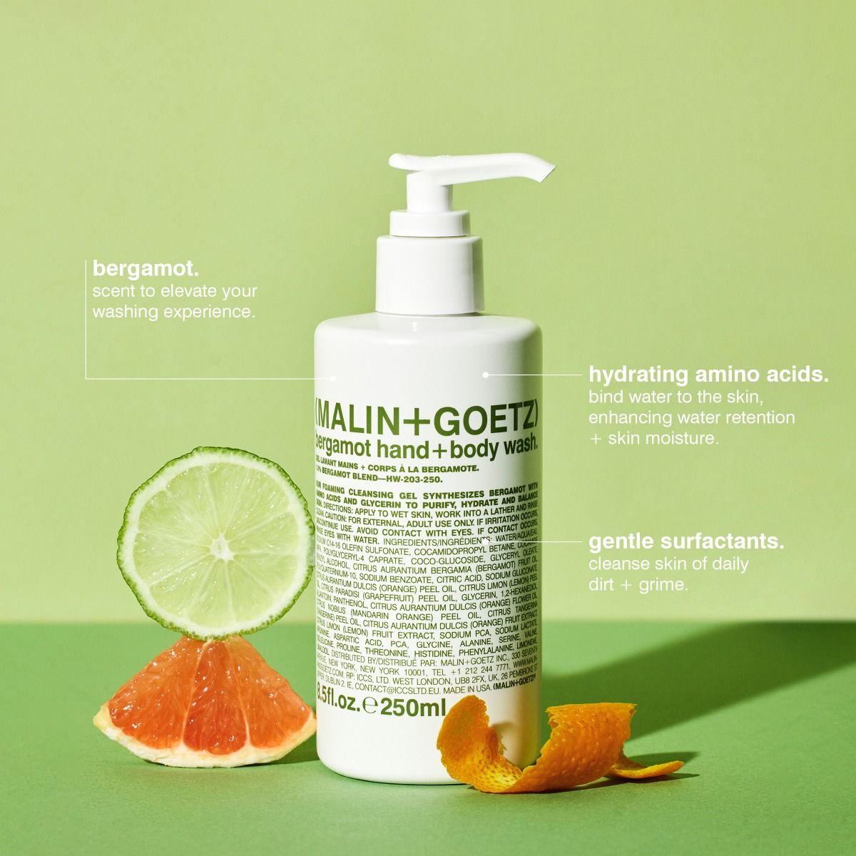 Bergamot Hand + Body Wash