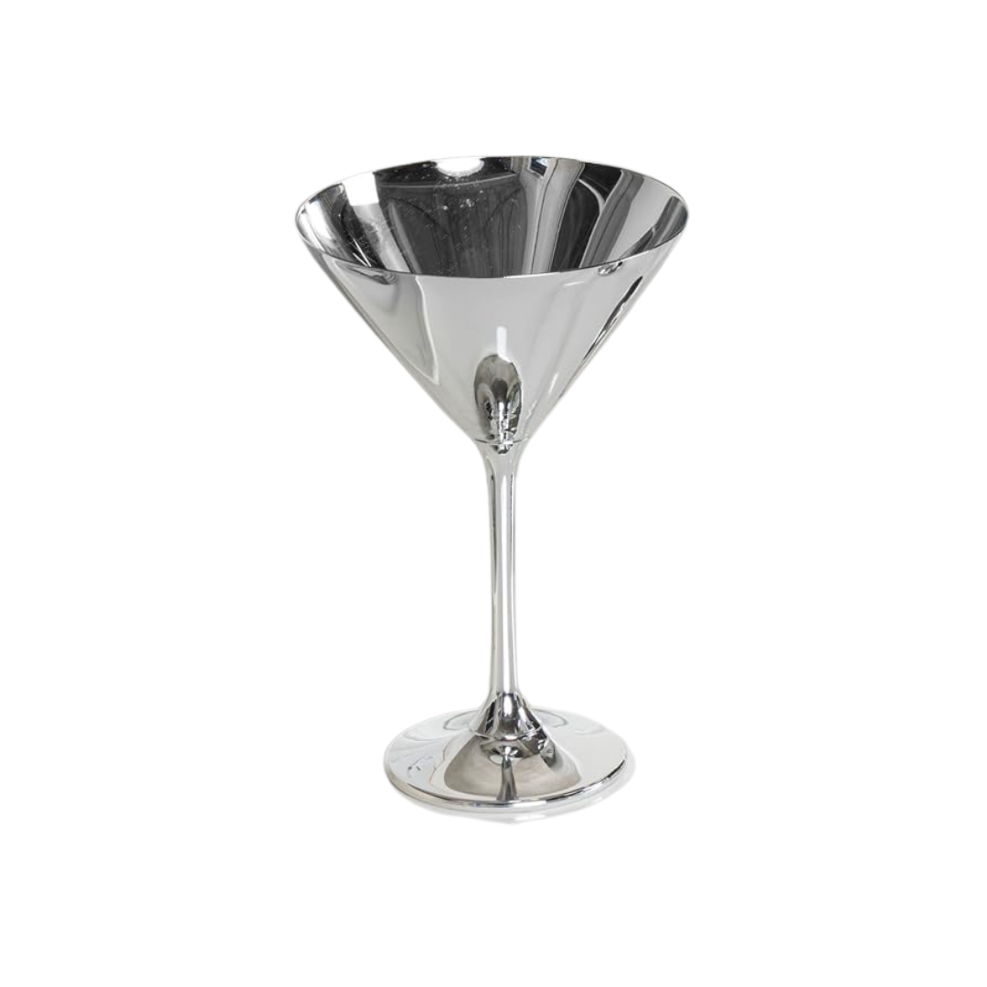 Chrome Martini Glass