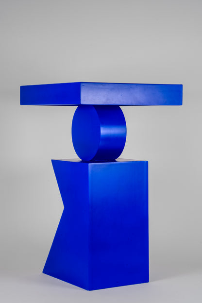 Yves Klein Blue Side Table
