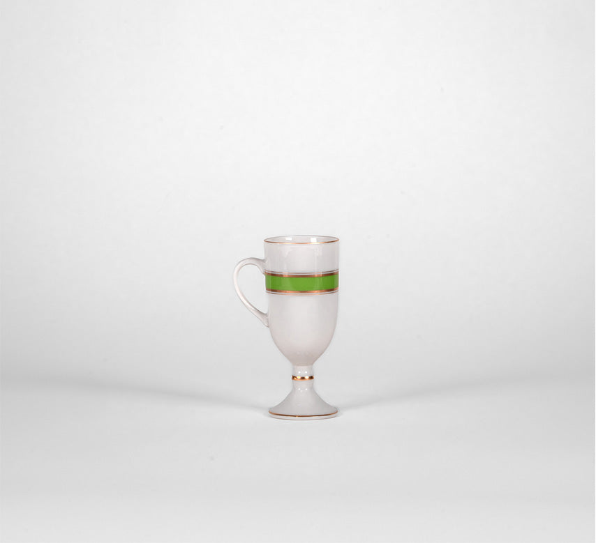 Green Teacup & Saucer Set